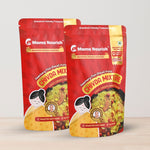 Mama Nourish Chivda Mixture – Patal (thin) Poha | Roasted, Not Fried | Light, Flavourful, Guilt-Free Snacking | 100% Preservative-Free (Packs of 2)