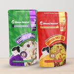 Mama Nourish Chivda Combo – Patal Poha Chivda + Farali Mixture | Roasted, Not Fried | Light, Guilt-Free, Grandma-Approved Snacking | 100% Preservative-Free (Packs of 2)
