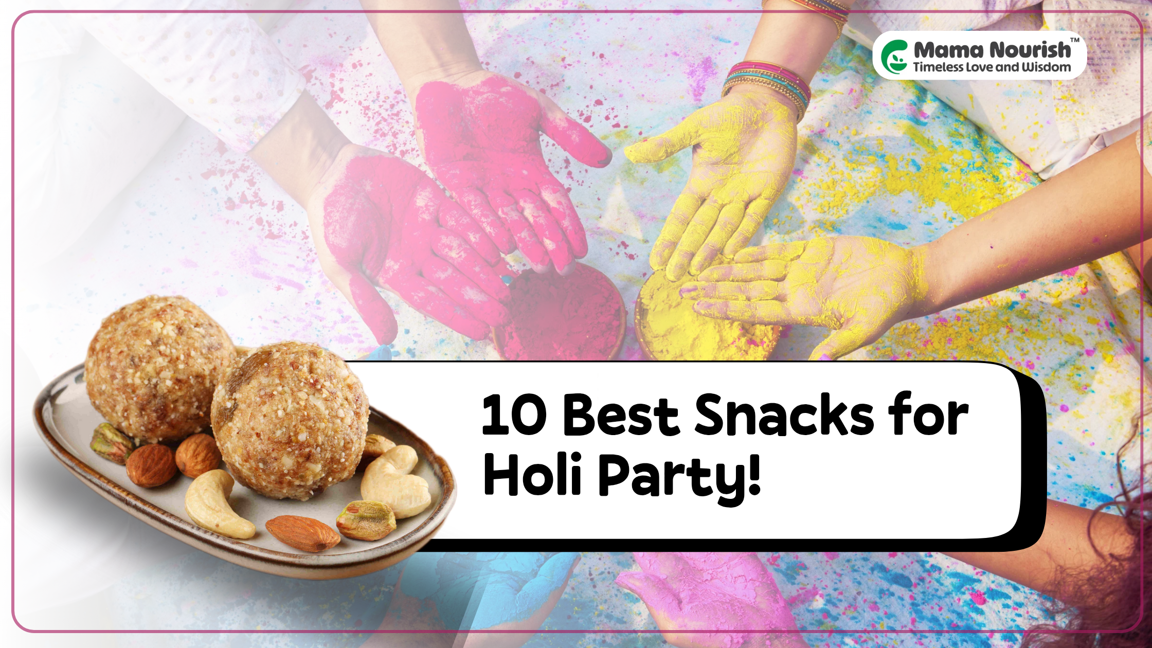 snacks for holi party