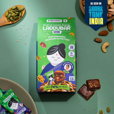 🌰 Dryfruit Mini Laddubar (Pack of 15)