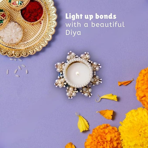 Floating Diya, Roli Chawal & Diwali Gift Card