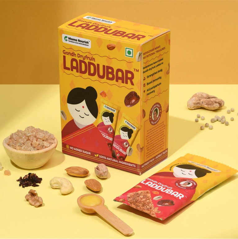 Gondh Dryfruit LadduBar Pack of 6 | For New Mothers