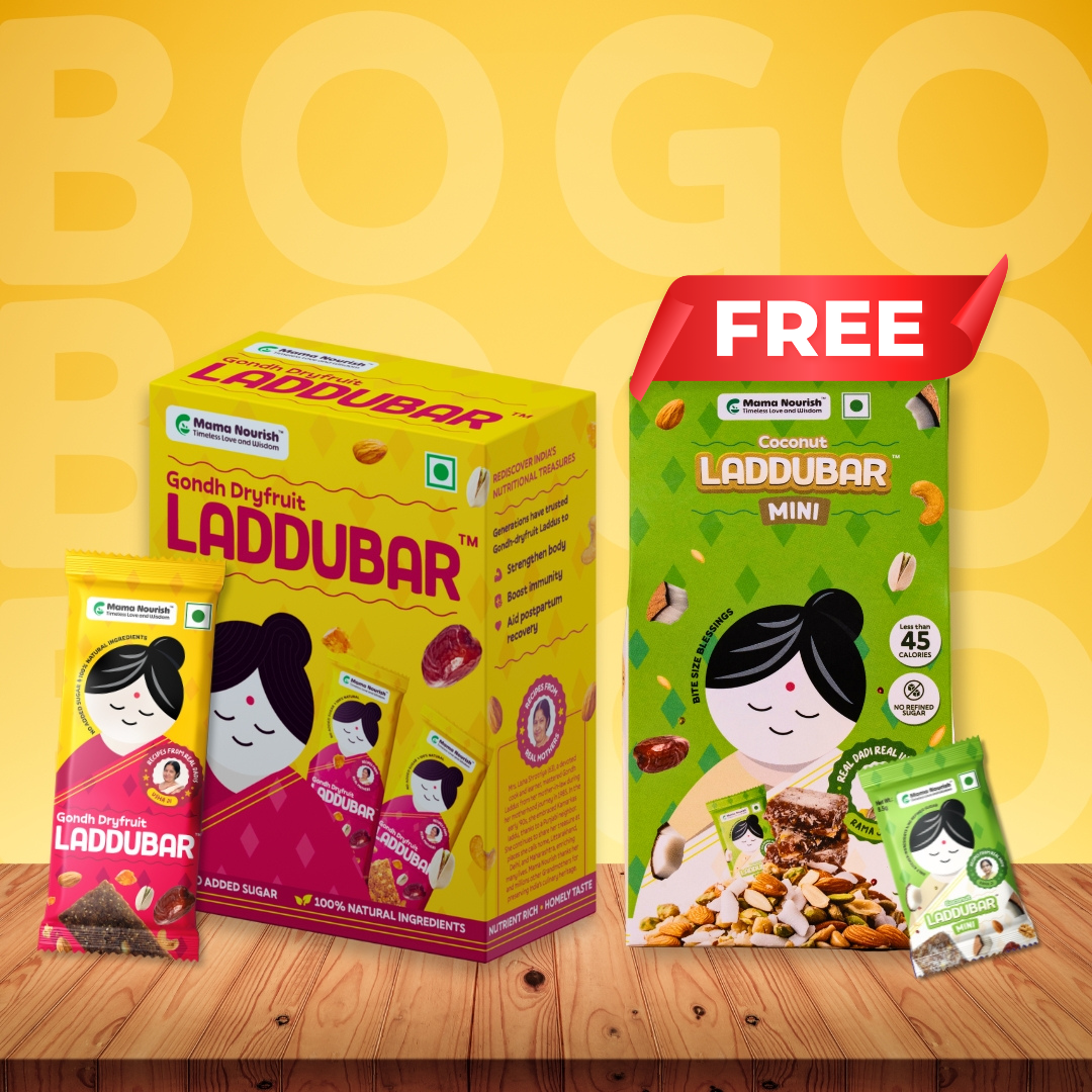 Gondh Dryfruit LadduBar Pack of 6 | For New Mothers