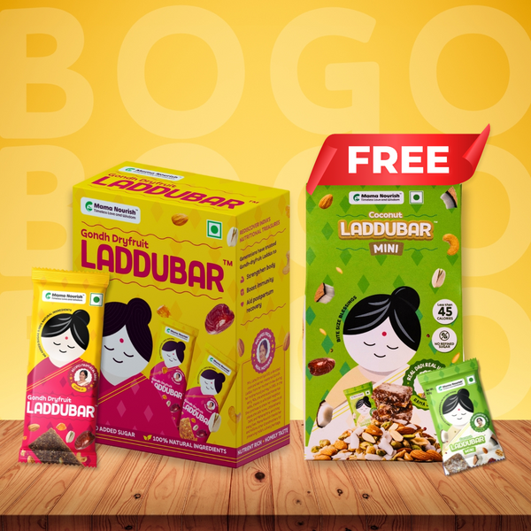 Gondh Dryfruit LadduBar Pack of 6 | For New Mothers